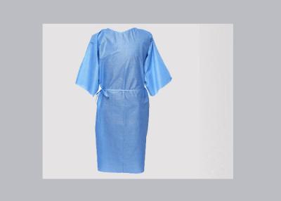 China Fluid Resistant Disposable Doctor Gown 30gsm 50gsm For Health Center for sale