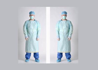 China Environmentally Friendly Disposable Doctor Gown With Thumb Hooks for sale