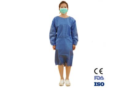 Cina Alti abiti medici eliminabili protettivi con la dimensione di S-5XL ed il polsino elastico in vendita