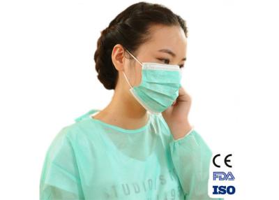 中国 容易な取り外しの承認される使い捨て可能な防護服の長い袖ISO13485 販売のため