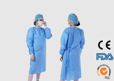 China Eco Friendly Material Blue Disposable Coveralls With CE / ISO Certification for sale