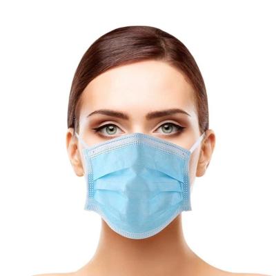 China Soft Disposable Face Mask High Filtration Non Irritating Non Woven Mouth Mask for sale