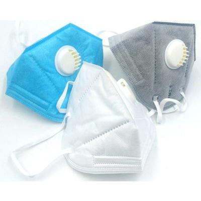 China Anti Dust FFP2 Foldable Dust Mask With Valve High Filtration Capacity for sale