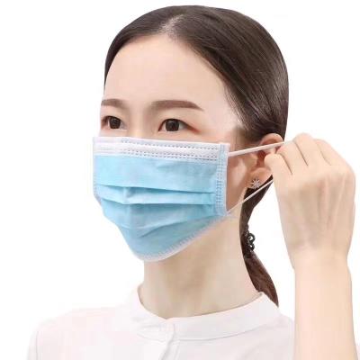China Soft 3 Ply Disposable Face Mask Personal Care / Construction Breathing Masks for sale