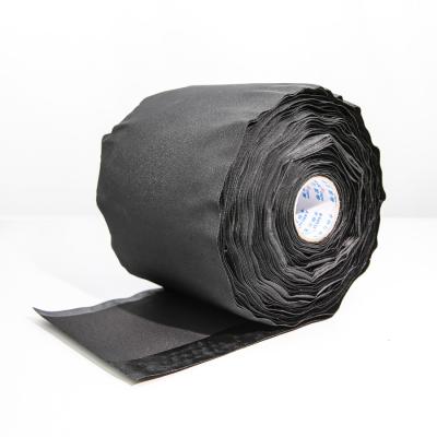 China Arnés de cable de la manga de la tela del paño que envuelve anchura del color 130m m del negro de la cinta en venta