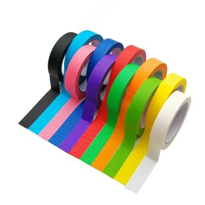 China Customized Coloful No Residue Masking Tape Writable Single Side for sale
