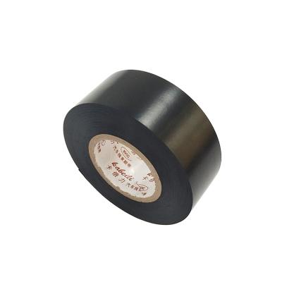 China Soft Black Insulation Tape , Flame Retardant PVC Tape 19mm For Electrical for sale