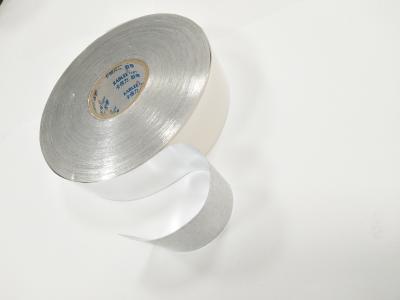 China Acrylic Adhesive Aluminum Foil Tape Silver Color For Heat Insulation Sealing for sale