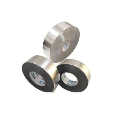 China Silver Color Aluminum Foil Tape Acrylic Adhesive Adhesive 0.1mm Thickness for sale
