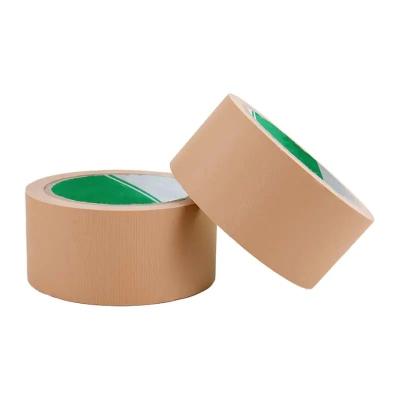 China Brown PVC Carton Sealing Tape , Custom PVC Packing Tape 20m Length 18mm Width for sale