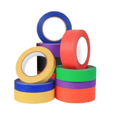 China Solvent Resistant No Residue Masking Tape 50 Yards Length For Car Painting for sale
