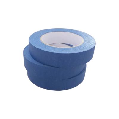 China Blue Cloror Rubber Masking Tape UV Resistant For Car Painting for sale