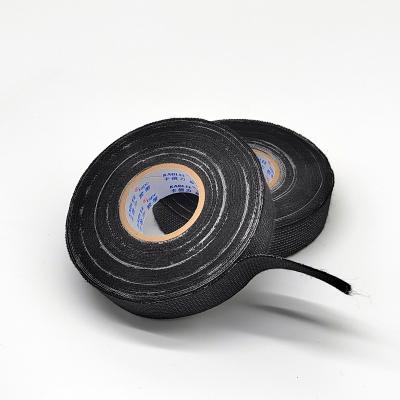 China Adhesion 2.5N/cm Fleece Wire Harness Tape 0.31mm Thickness for Wiring Protection for sale