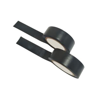 China Black Color Insulation PVC Tape Durable Chemical Resistant 38mm 50mm Width for sale