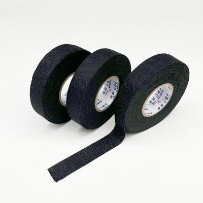 Chine Ruban adhésif en tissu de laine pour la protection contre les fils automobiles 19 mm 25 mm largeur Noir Couleur à vendre