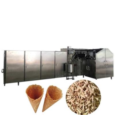 China Snack Food Factory Automatic Rolled Sugar Cone Making Machine for sale