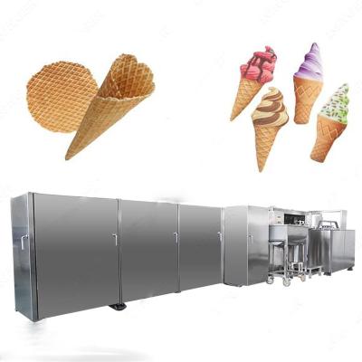 Κίνα Πλήρως αυτόματος βιομηχανικός κώνος παγωτού που κατασκευάζει τη μηχανή προς πώληση