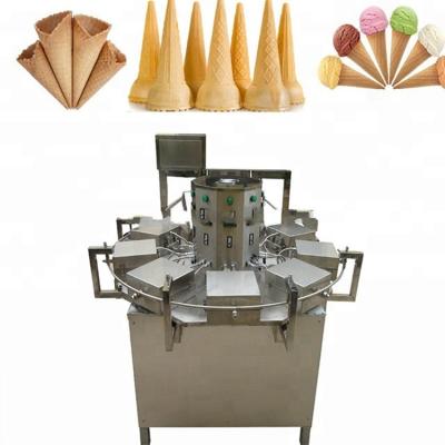 China Food Shop Factory Ice Cream Cone Wafer Biscuit Making Machine for sale
