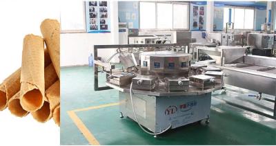 China Automatic 1600Pc/H Ice Cream Waffle Cone Making Machine for sale