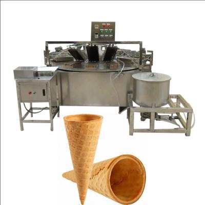 China Beverage Factory Gas Heating Automatic Waffle Cone Making Machine for sale