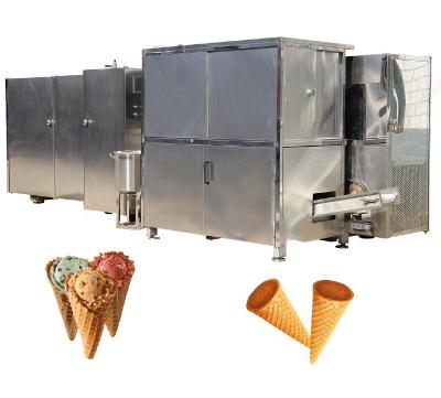 China Stainless Steel Ice Cream Rolled Sugar Cone Machine for sale