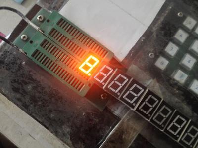 China 0.56 inch signle digit 7 segment led display with super amber green red blue colors for sale