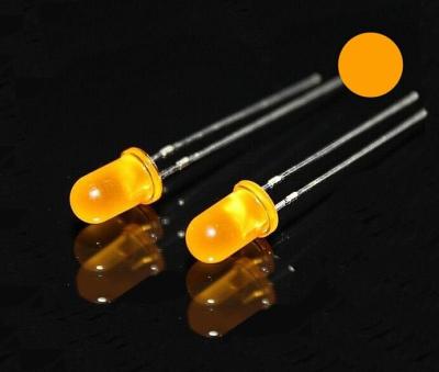 China Wholesales super bright 5mm round led diode prices with super orange/amber colors for sale