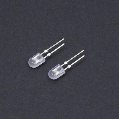China Wholesales price 546 type 5mm oval led diode with white/milk diffused color for sale
