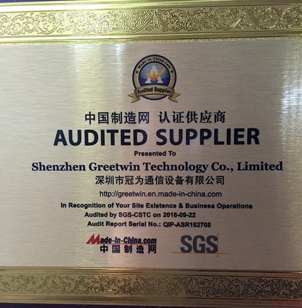 SGS Certificate - Shenzhen Greetwin Technology Co.,Limited