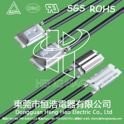中国 電池のための温度の保護装置スイッチ/上昇温暖気流によって切り取られるバイメタルのタイプは詰まります 販売のため