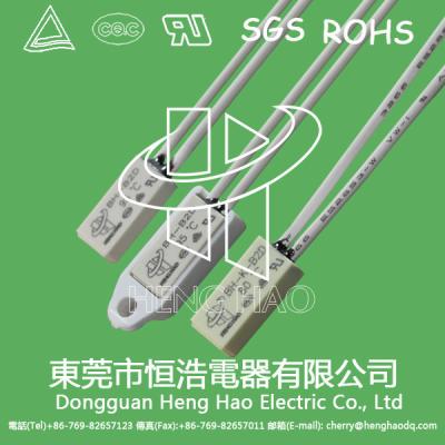 Chine Type de réinitialisation automatique d'interrupteur de coupure de la température de BH-B2D pour la batterie rechargeable à vendre
