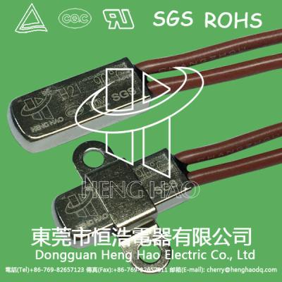 China Secadores termóstato bimetálico, fusible termal bimetálico del plato H21 del motor de fan en venta