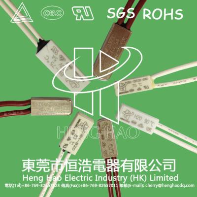 China H20  bimetal temperature switch ,H20 temperature thermostat for sale