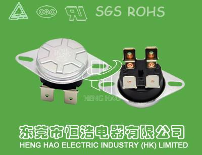 China Mini modelo bimetálico bipolar RoHS do interruptor térmico KSD303 habilitado à venda