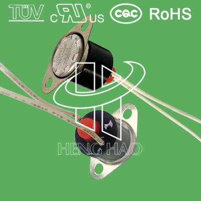China UL bimetálica a prueba de agua TUV CQC ROHS del interruptor termal 250V 10A 16A del reset de manual del interruptor del regulador de temperatura KSD301 en venta