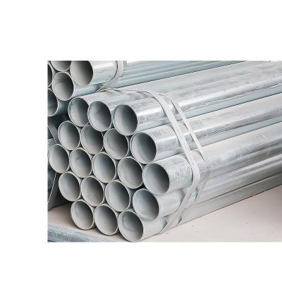 China Mild Erw Galvanized Tubing Steel Pipes Iron Hot Dip Round Black Welded 20 mm for sale