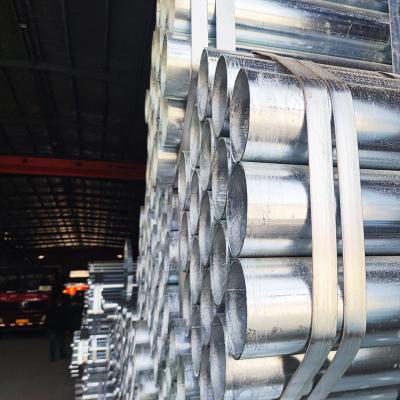 Chine Métal rond laminé à chaud Sch40 ISO9001 de tuyau d'acier galvanisé par tube de Gi à vendre
