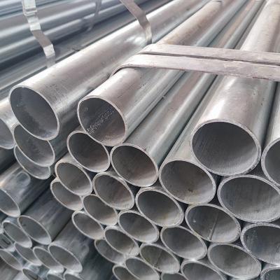 China Hot Dip Galvanized Steel Pipe Low Carbon Alloy Hollow GI Square Round 0.6mm for sale