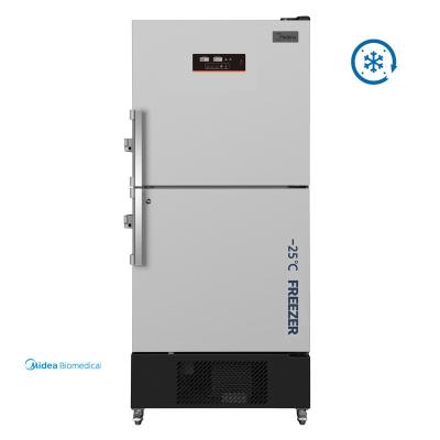 China Material interno de acero revestido congelador vertical biomédico 518L con función de enfriamiento directo en venta