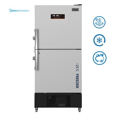 China Frigorífico combinado personalizado congelador -25 graus frigorífico médico vertical congelador à venda
