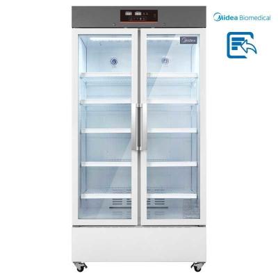 China Refrigerador de farmacia de tamaño medio 756L Refrigerador médico con puerta de vidrio en venta