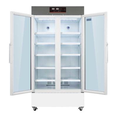 Chine Classe climatique N 756L Réfrigérateur de laboratoire à porte de verre avec alarme de surchauffe à vendre