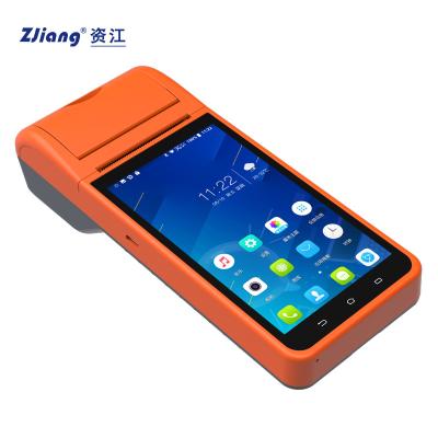 China Android Payment Handheld POS Terminal 4g Portable POS With Built-In Printer for sale