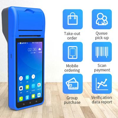 China Android 8.1 PDA POS Terminal Mobile Handheld Mini With 58mm Printer for sale