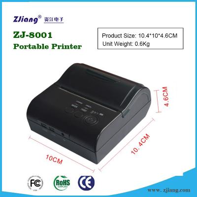 China 80mm Mini Receipt Android 3 Inch Bill Bluetooth Wireless Printer Thermal Mobile for sale