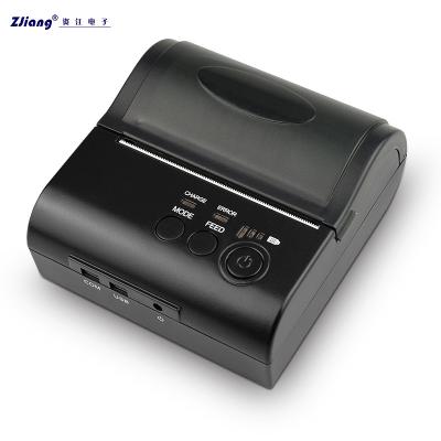 China ZJ8001 BT4.0 80mm Portbale Mini Thermal Printer For Bill Printing for sale