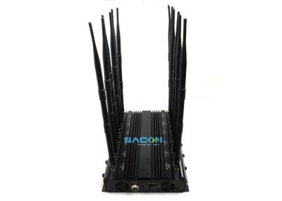 China 12 Bands Range Walkie Talkie Signal Jammer 135MHz - 5800MHz With 5% - 95% Humidity for sale