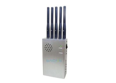 China Portable Handheld Wifi Signal Jammer 5 Bands For Galleries / Theatres for sale