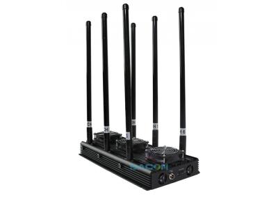 China 120w Powerful GPS UAV Drone Signal Jammer With 6 Omni Glass Antennas for sale
