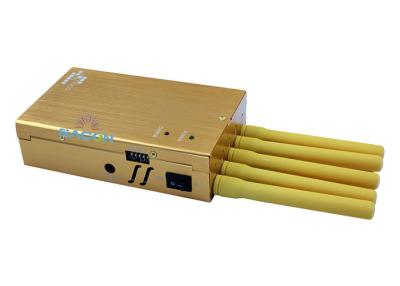 China Color amarillo 5 Antenas 3G 4G bloqueador de señal GPS WiFi para anti rastreo en venta